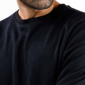 ชุดกีฬาผ้าฝ้าย100% สำหรับผู้ชายชุดวอร์มเข้ารูปชุดออกกำลังกายแบบสั่งทำ - Product Image 3