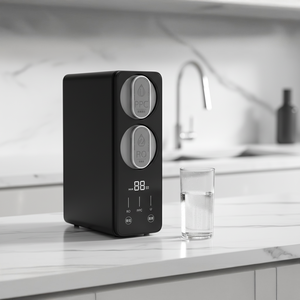 Sistema de Filtración de Agua Doméstico sin Tanque de 500 G por Ósmosis Inversa, en Plástico Negro, de 2 Etapas, - Negro - Product Image 1