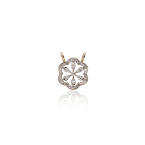 Colgante Mangalsutra de Diamantes en Oro de 9 Quilates Floral Forever - Product Image 3