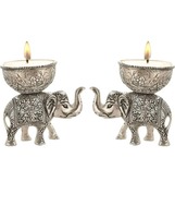 Bol à fruits secs en forme d'éléphant, boîte à bonbons en argent allemand, décoration pour la maison et le bureau, objet de décoration, cadeau de fête Diwali