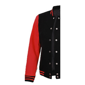 Veste universitaire en cuir véritable sur mesure, vente en gros d'usine, conception OEM, respirante, coupe-vent, haute qualité, broderie sur le devant pour hommes - Product Image 5
