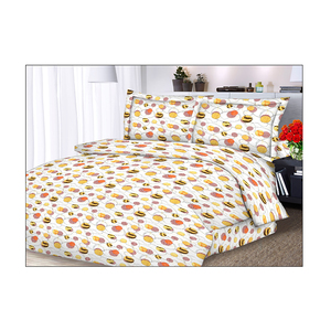 Multi-color <b>Small</b> Balls Abstract Design Pure Cotton Hotel Luxury Woven King Size <b>Double</b> Bed-sheet Neelkamal Wholesale Supplier - Product Image 3