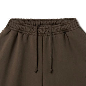 Pantalons de survêtement légers de style vintage professionnels OEM pour hommes, pantalons en coton d'hiver, coupe évasée, teinture unie, service ODM - Product Image 3