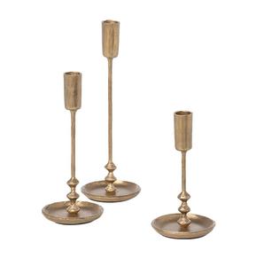 Lo último en portavelas cónico de Metal decorativo, Color dorado para el hogar, vajilla de Navidad, luces, decoración, vela cónica - Product Image 4