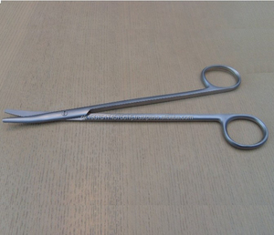 Tijeras de Disección Metzenbaum de Acero Inoxidable Premium CE, Hojas Curvas y Rectas, Cirugía de Tejidos Blandos, Certificación ISO13485, OEM - Product Image 3