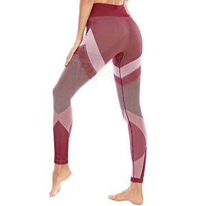 Ensemble de yoga pour femmes vêtements de fitness respirants sans couture avec logo avant à motif solide-pour les entraînements de yoga et de gymnastique - Product Image 5