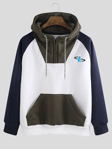 เสื้อฮู้ดผ้าฟลีซของผู้ชายเสื้อมีฮู้ดผ้าซักลายกรดวินเทจ - Product Image 4