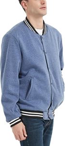 Blank Custom Sublimation Baseball Jacket OEM Varsity Letterman <b>Coat</b> for Schools & Teams High-Quality Lightweight Sportswear - Product Image 4