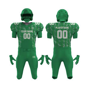 Camisetas de Fútbol Americano para Hombre y Mujer, 100% Poliéster, Manga Corta, Color y Logotipo Personalizables, Fabricante y Proveedor de Pakistán - Product Image 1