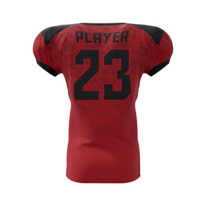 MOQ bajo 100% poliéster teñido liso transpirable secado rápido hombres seguridad hombrera uniforme de fútbol americano personalizado Club fútbol - Product Image 4