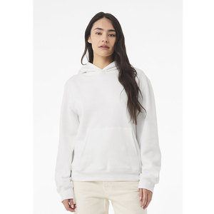 University White New 100% Dyed Hemp Organic Sustainable Long Sleeve Hoodie para hombres con 3D Bordado Design Hoodie - Product Image 4