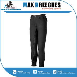 Pantalones de montar a caballo de asiento completo para mujer al mejor precio logotipo personalizable protectores y calentadores de pierna de nailon y silicona - Product Image 4