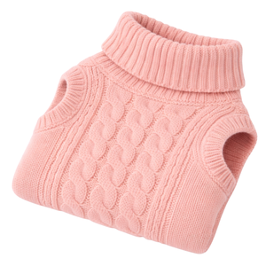 Cable Knit <b>Dog</b> Sweater Brown Warm Winter Pet Pullover Soft Knitted <b>Dog</b> Clothing Cozy Cold Weather Wear <b>For</b> <b>Dogs</b> - Product Image 6