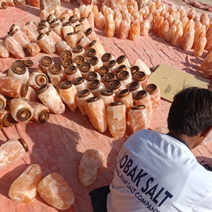 100% Naturel Himalaya Rose Sel Lampe Fabriqué À La Main Cristal De Roche Qualité Supérieure Real Touch Feng Shui Veilleuse Base Sculpté Rose - Product Image 3