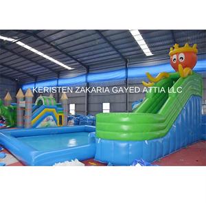 Mico Brand Commercial Octopus Theme PVC <b>Inflatable</b> Slide & Bouncer Combo - Product Image 4