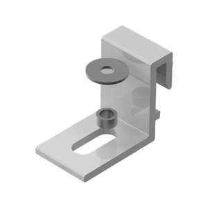 Soporte de Anclaje para Sistemas Solares K2, Modelo Porter 4000639, Abrazadera para Panel Solar de Aluminio Anodizado - Product Image 1