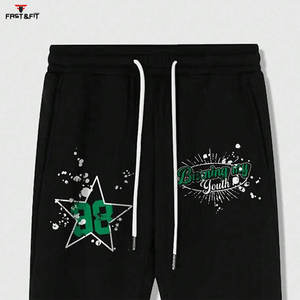 กางเกงวอร์มขาบานสำหรับผู้ชายกางเกงวอร์มขาบานเอวยางยืดแบบลำลองสำหรับผู้ชาย - Product Image 3