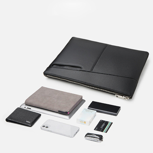 पुरुषों की लक्जरी चमड़े के बड़े हैंडबैग बैग के साथ कलाई के पट्टा हैंडहेल्ड होल्स्टर - Product Image 2