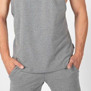 Venta directa de fábrica, camisetas sin mangas informales para hombre, diseño personalizado disponible, tela de punto suave y cómoda, entrega rápida - Product Image 3