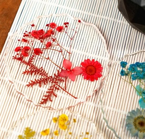 Hot Sale Excellent Quality Resin Coaster Customizable <b>Tea</b> Cup Drink Coaster Unique Shape Coffee Hot Customize Size Color - Product Image 5