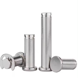 Anillo de retención de acero inoxidable 304, pasador cilíndrico, localizador de eje, cabezal plano, bisagra ranurada, fijación de posición de cilindro, clip en E - Product Image 1