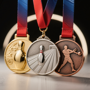 Fabricant OEM personnalisé moulage sous pression en métal gymnastique danse médaille prix 2d 3d gaufrage bowling karaté médailles de natation - Product Image 4