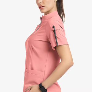 Vêtements de travail pour infirmières et médecins en tissu tissé écologique en gros, uniformes de travail pour hôpital, chemises de travail pour infirmières. - Product Image 2
