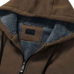 Nueva Llegada 2026 Sudadera con Capucha de Felpa Gruesa Personalizada con Cremallera, Resistente al Viento e Impermeable para Invierno - Product Image 5