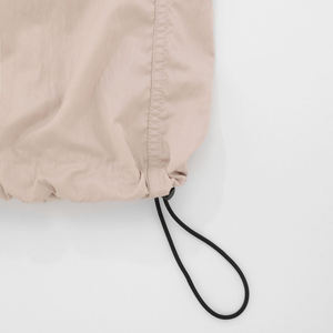 Pantalon cargo de style décontracté pour hommes, pantalon ample personnalisé de qualité supérieure en toile délavée à cordon de serrage, vente en gros - Product Image 4