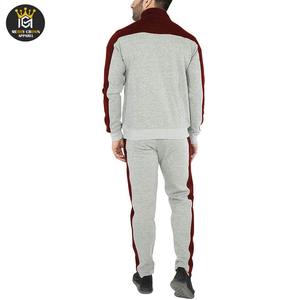 100% ropa deportiva de algodón gimnasio Fitness chándal Unisex con capucha Jogging traje con conjunto de dos piezas para invierno patrón sólido - Product Image 6
