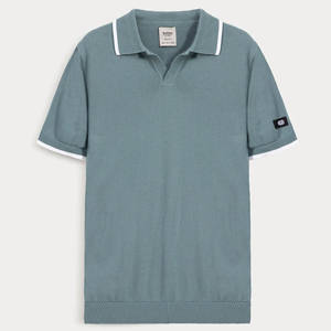 เสื้อโปโลแฟชั่นแบบเรียบสำหรับทุกเพศเสื้อโปโลแขนสั้นสำหรับผู้ชายและผู้หญิง - Product Image 4