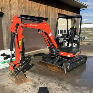 Kubota-Mini pelleteuse EURO 5 à U27-4 moteur, pelleteuse compacte à flèche pivotante pour la construction, l'aménagement paysager et les travaux utilitaires - Product Image 5