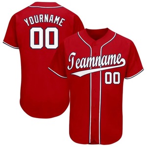 Service OEM haute qualité Logo personnalisé Softball broderie sublimation maillot et chemise de baseball avec boutons à vendre - Product Image 5