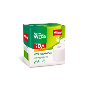 2-Ply Washable Recycled Paper Towel Roll 20cm X 138m Bright White 6 Rolls/Pack for Kitchen Use - Product Image 3