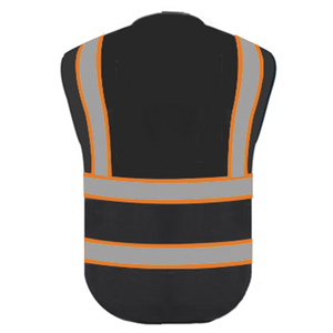 Chaleco DE SEGURIDAD transpirable informal de lona de diseño personalizado de servicio OEM en stock - Product Image 4