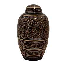Fancy Decorative Cremation Urns Brass Aluminium Iron Keepsake Urn Pots Handmade Funeral <b>Box</b> Handmade High Quality Urn - Product Image 5
