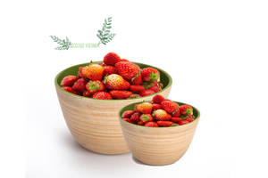 Durable and Beautiful Eco-Friendly Spun <b>Bamboo</b> <b>Bowl</b> Sustainable Dinnerware with Customized Technique for Parties - Product Image 2