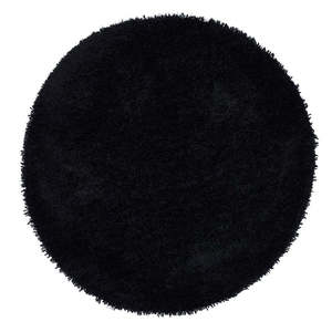 Large Black Shaggy Rectangle <b>Rug</b> for Living Room Bedroom <b>Hallway</b> Machine Made Polyester High Quality - Product Image 6