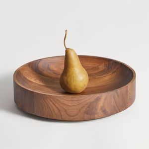 Tazones de madera de moda de gran capacidad para servir ensaladas, aperitivos y más en cenas a la venta - Product Image 5