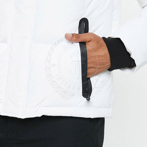 Veste matelassée respirante de qualité supérieure à capuche, écologique, chaude, confortable pour homme, vente en ligne - Product Image 5