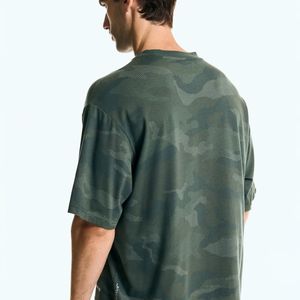 O-cou à manches courtes Muscle Fitness nouveauté décontracté 100% haut en coton été mode basique sérigraphie - Product Image 2