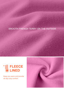 Mujeres de alta calidad de gran tamaño Drop Shoulder Hoodies Logotipo personalizado Sudaderas con capucha en blanco Logotipo personalizado Impresión Servicio OEM - Product Image 5