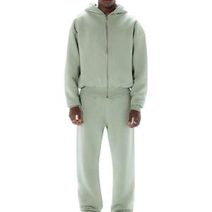 Spring Custom <b>Men's</b> 100% Cotton Eco-Friendly Windproof Breathable Reversible Plus Size Solid Tracksuit <b>Shirt</b> or Trousers - Product Image 1
