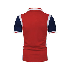 เสื้อโปโลแขนสั้นสำหรับผู้ชาย2025โลโก้ที่กำหนดเองได้พิมพ์ลายผ้าฝ้ายโพลีเอสเตอร์ระบายอากาศสไตล์ลำลองไซส์ใหญ่พิเศษ - Product Image 6