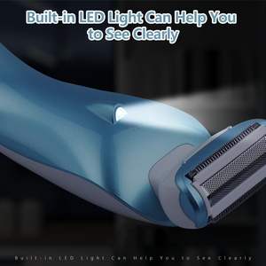 Afeitadora Eléctrica para Mujer con Doble Cuchilla, Recortadora de Bikini Húmeda/Seca para Cara, Piernas y Axilas, para Afeitar en Húmedo o Seco - Product Image 6