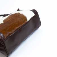 Peau de vache Double poignée souple à la main de luxe en cuir véritable véritable fourre-tout sac à provisions dame concepteur épaule sophistication sac à main