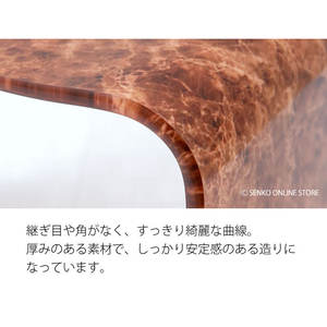 Chaise de bain moderne en pierre de marbre marron M 25cm de hauteur avec matériau en aluminium pour salle de bain chambre à coucher usage domestique Noshi non pris en charge - Product Image 2