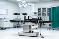 Table d'opération électrique à 3 moteurs, table de chirurgie multifonctionnelle avec pont rénal intégré