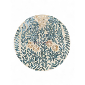 แผ่นรองจานมุกธรรมชาติสำหรับการรับประทานอาหารที่บ้านและจัดวางบนโต๊ะอาหารจากเวียดนาม - Product Image 1