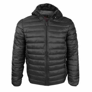 2025 Trending Unisex Bubble Puffer Jacket High Quality Warm Lightweight Outdoor Hooded Cotton <b>Filled</b> Canvas Custom Logo - Product Image 1